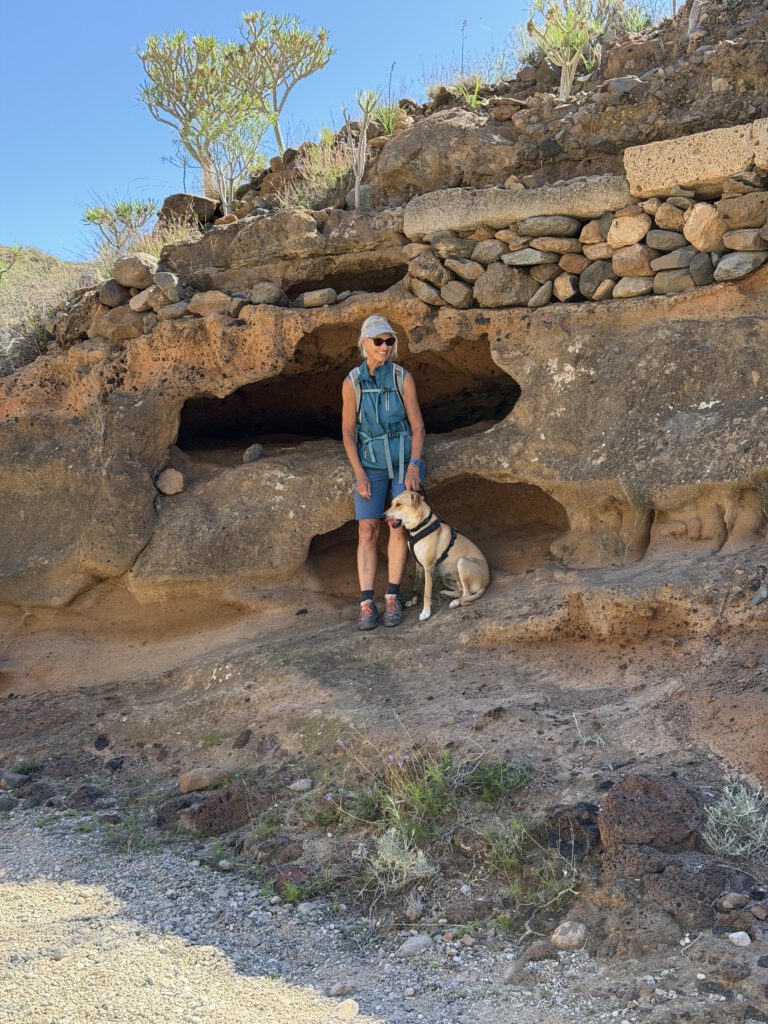  Barranco de las Monjas – small rock caves along the way
