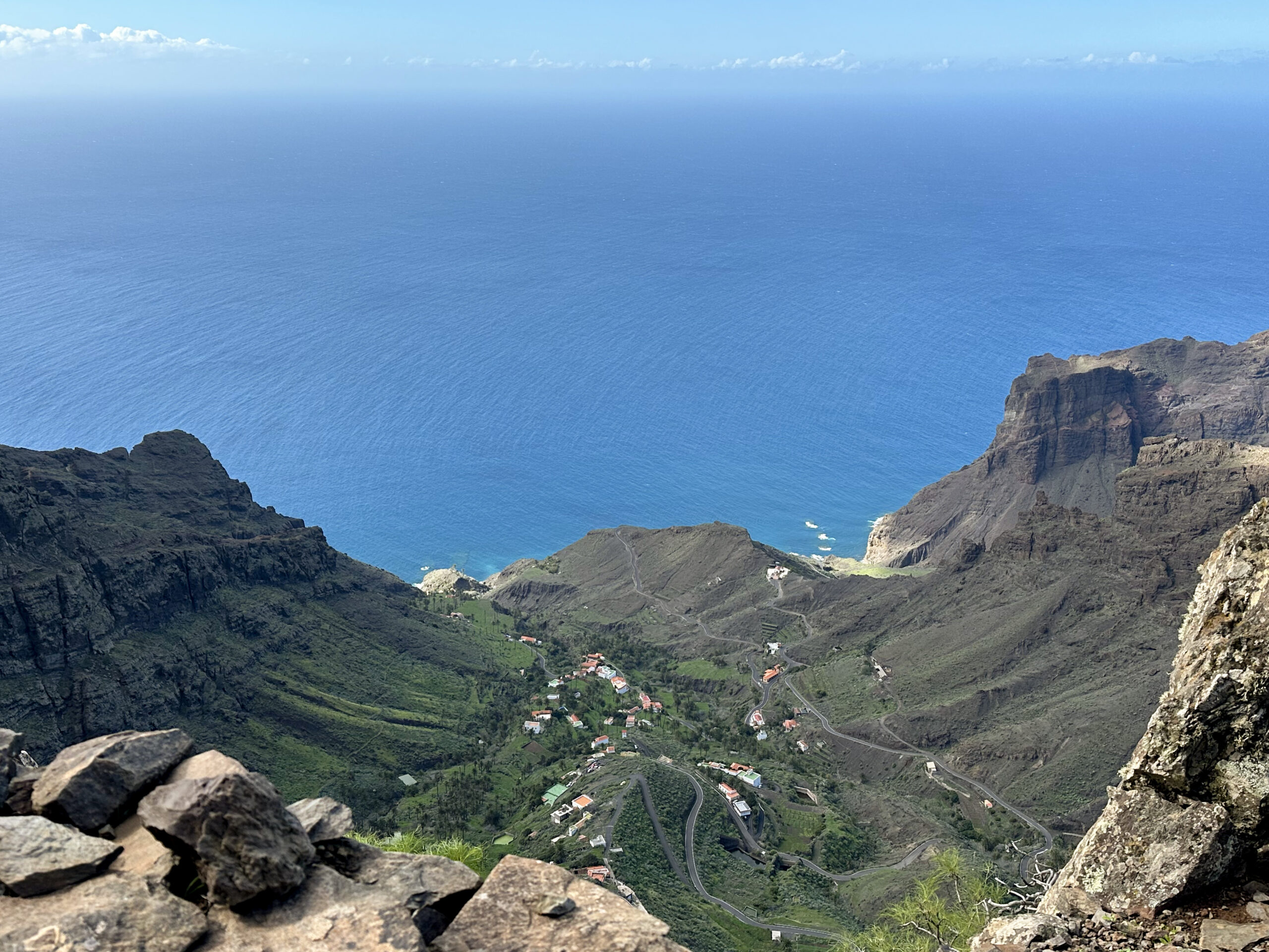 Blick vom Mirador...hinunter nach Taguluche