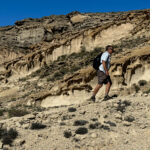 Wanderer im Barranco de las Monjas